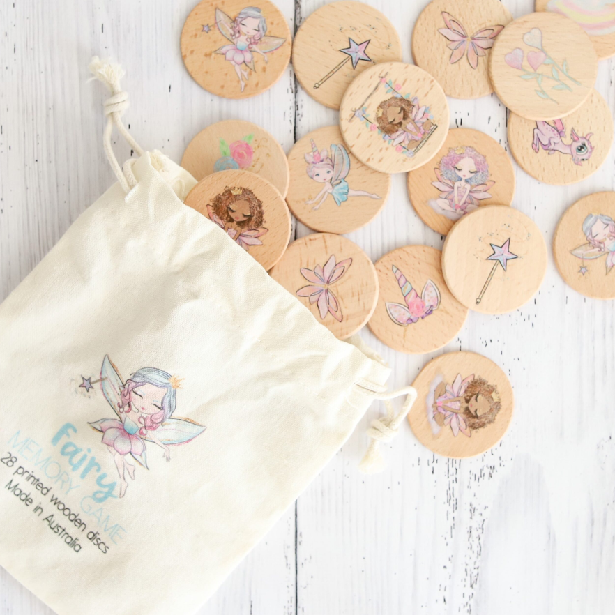 Wooden Disc Memory Games