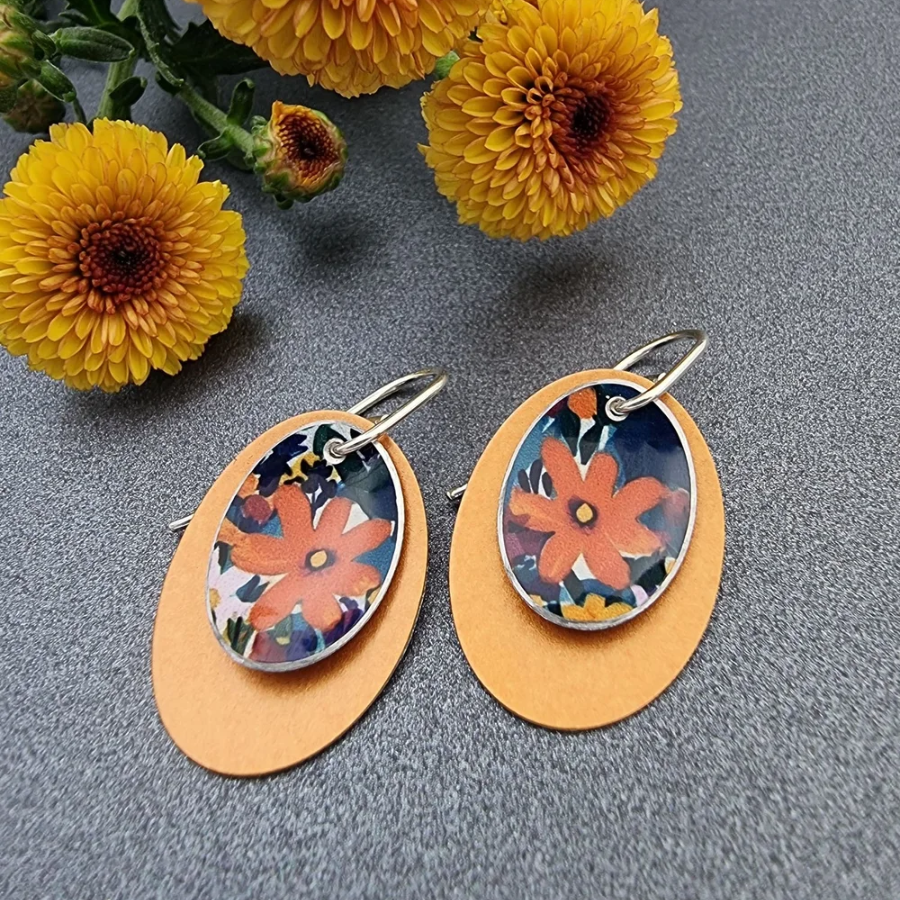 Florette Double Disc Earrings