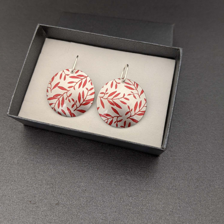 Foliage- Round Earring Drops *