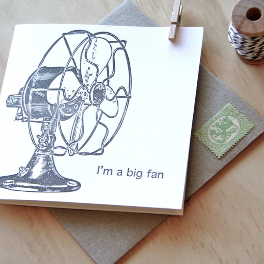 I'm A Big Fan Card