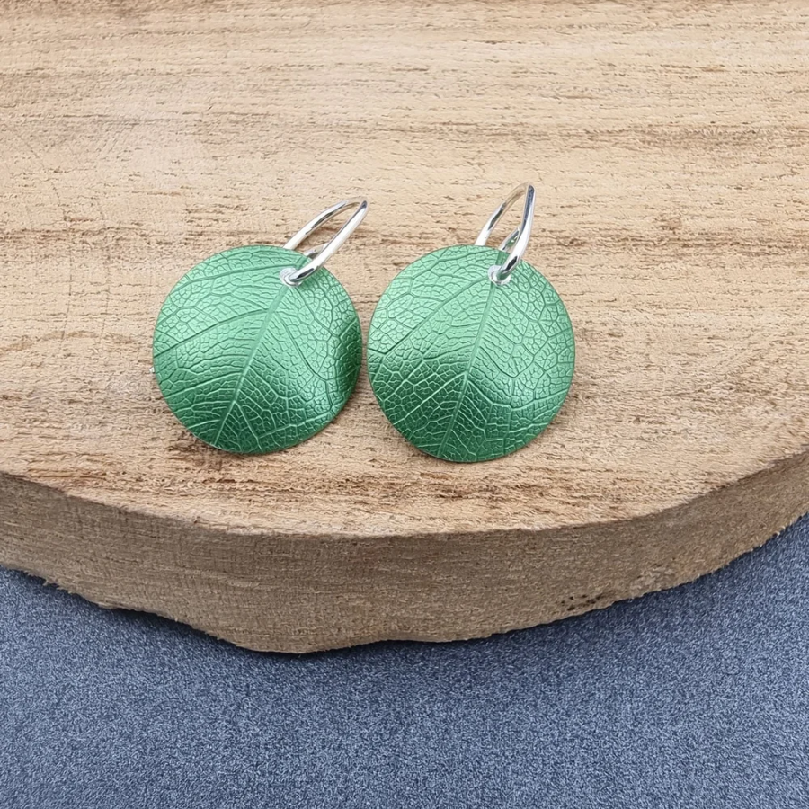 Spring Fling - Leaf print Earrings