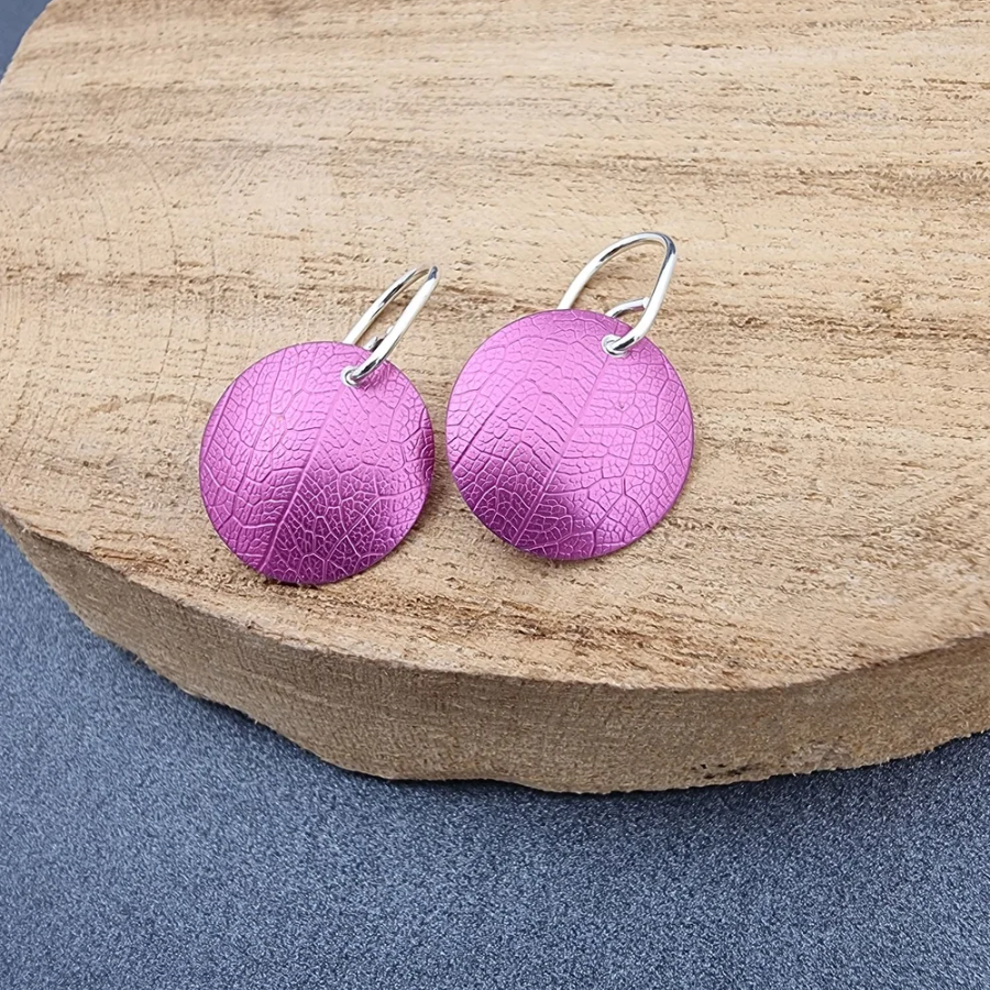Spring Fling - Leaf print Earrings