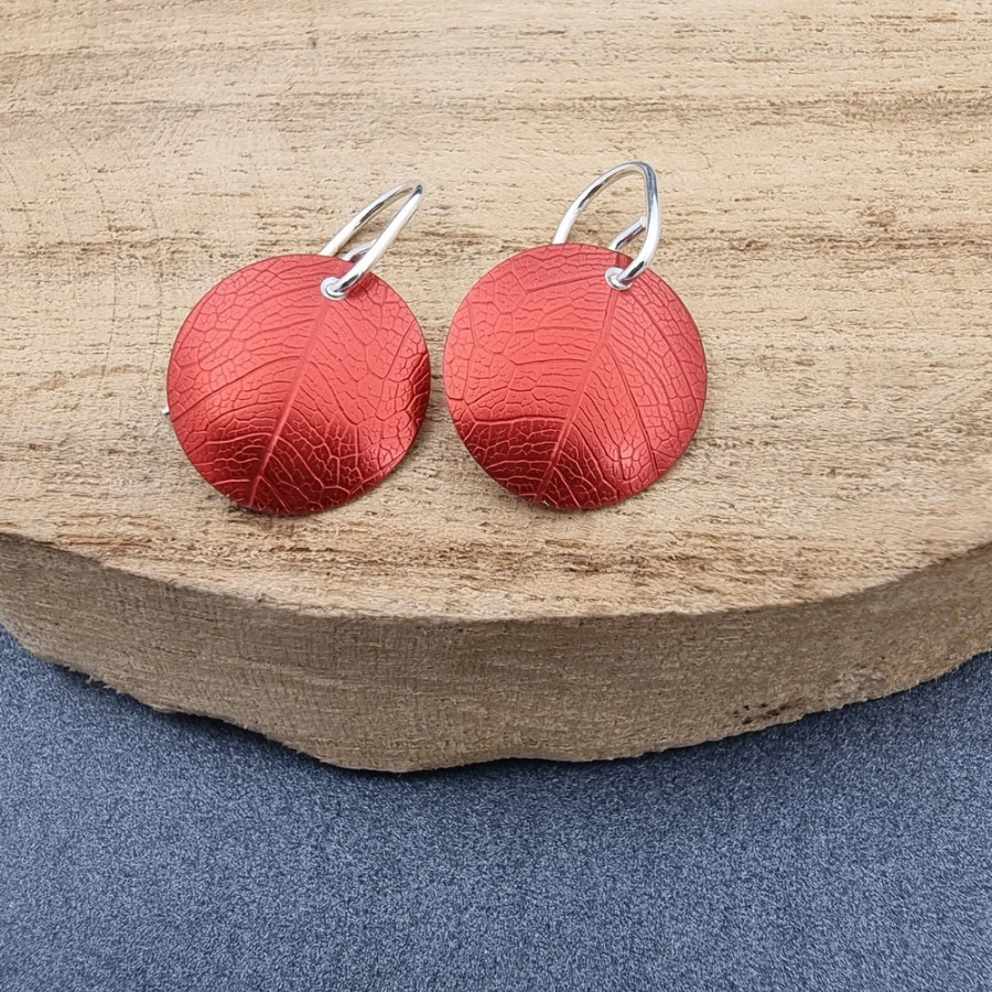 Spring Fling - Leaf print Earrings