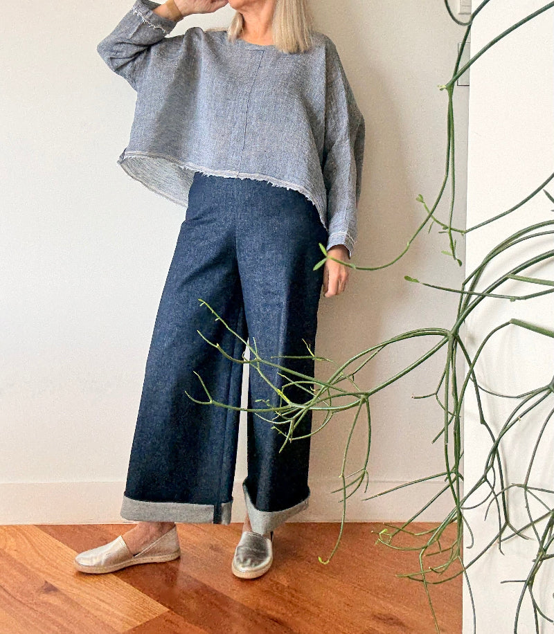 Super Stretch Wide Leg Jeans