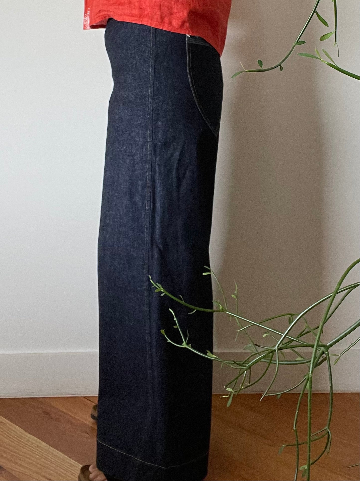 Super Stretch Wide Leg Jeans