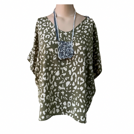 Rayon loose fit top