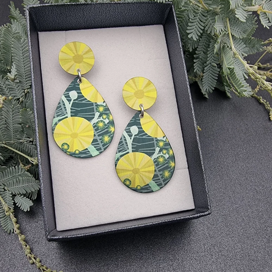 Wattle Tear Drop Studs