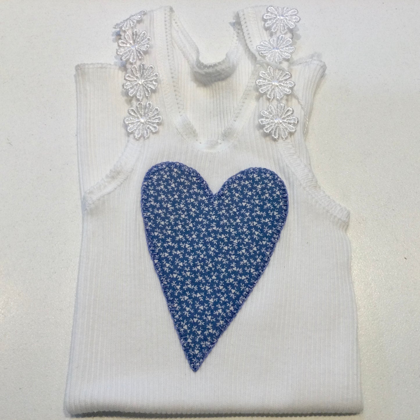 Hand Appliques Baby Singlets - Size 1