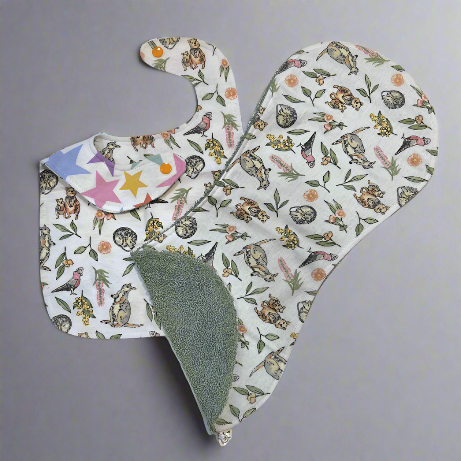 Bib and Burp Cloth Sets