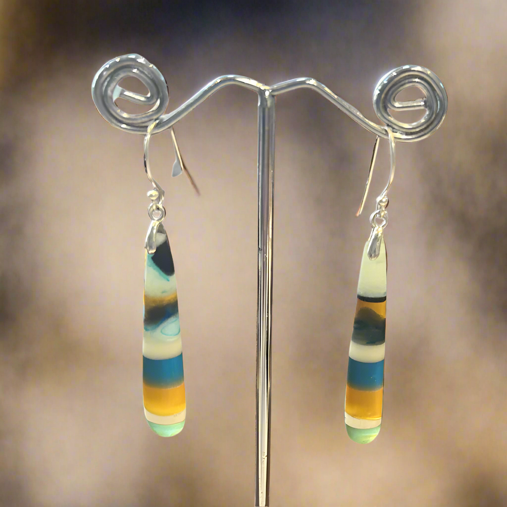 Resin Drop Earrings
