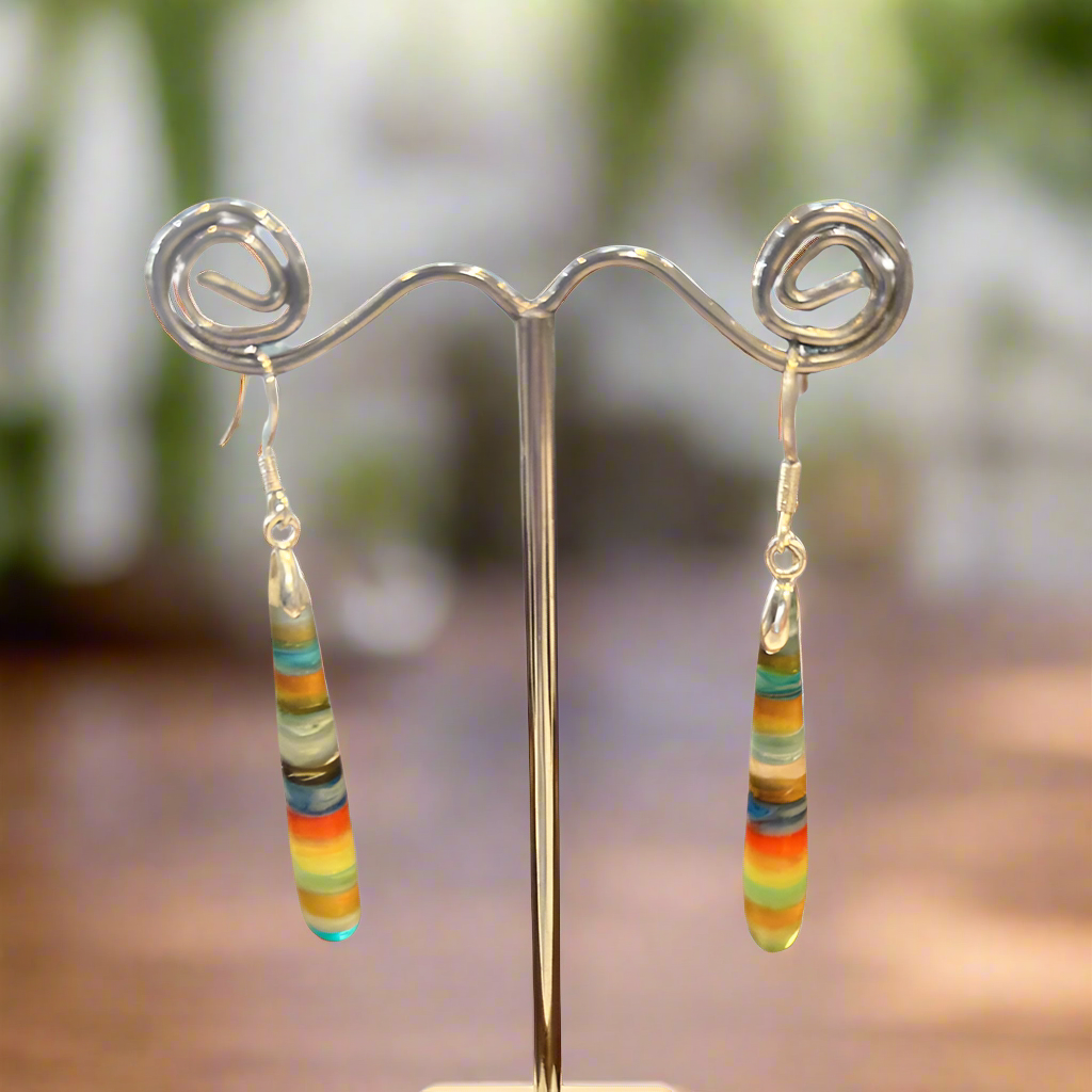 Resin Drop Earrings