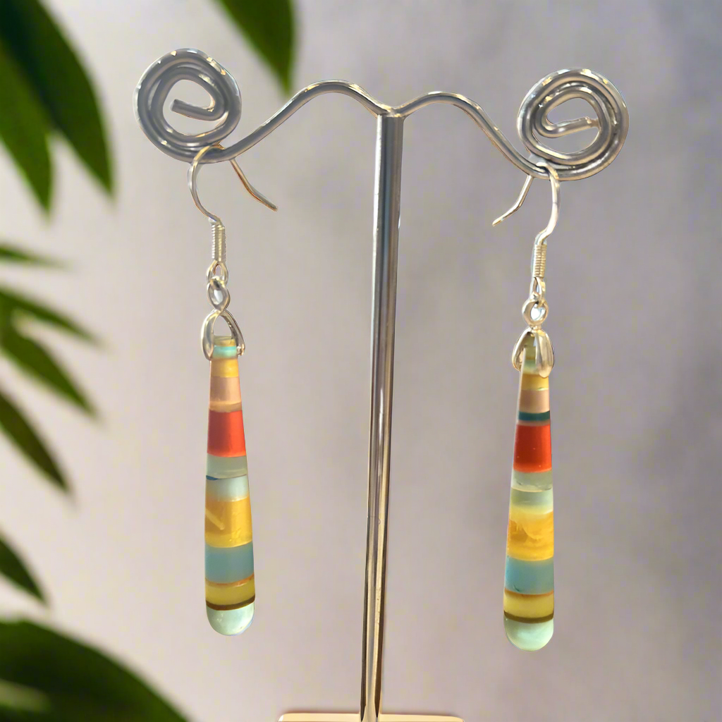 Resin Drop Earrings