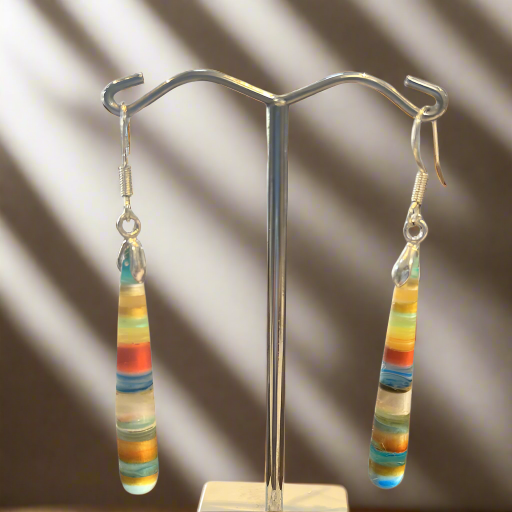 Resin Drop Earrings