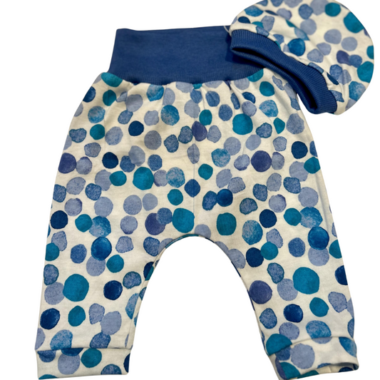 Baby Harem Pants & Hat Set  - Patterns and Shapes
