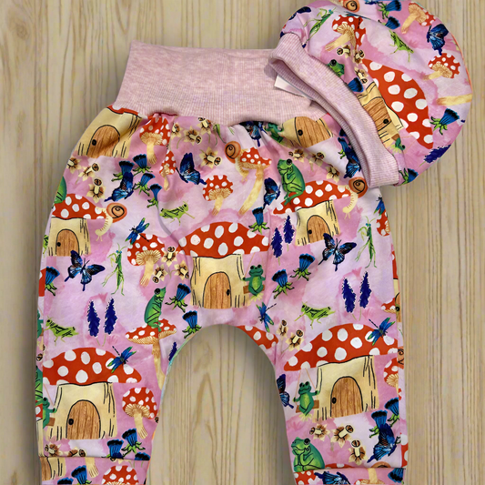 Baby Harem Pants & Hat Set - Animal Prints