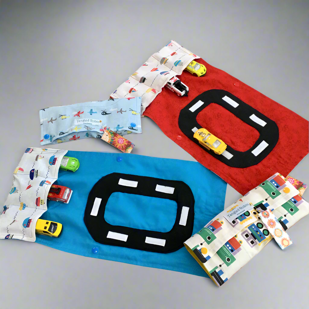 Car Race Track Travel Wallet