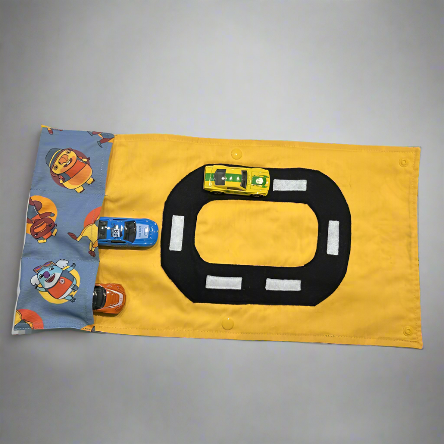 Car Race Track Travel Wallet