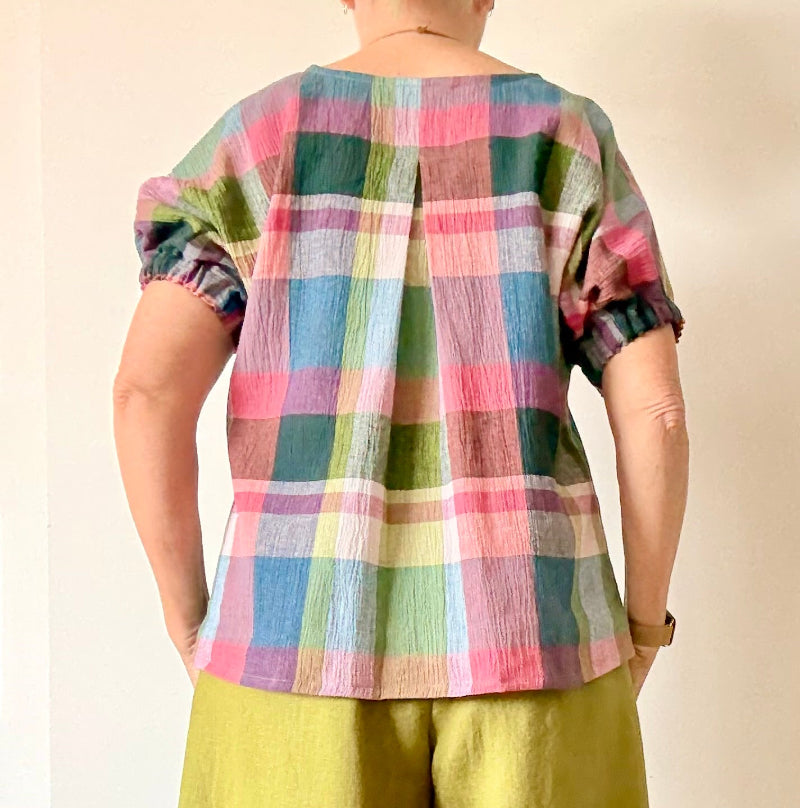 Colourful Crinkle Top