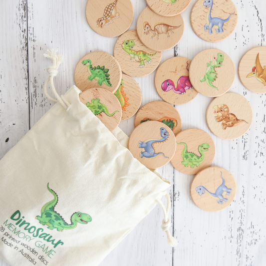 Wooden Disc Memory Games