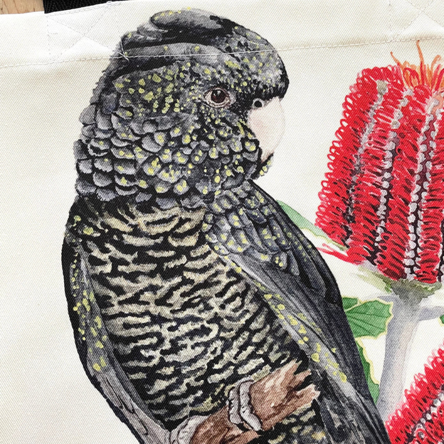 Tote Bag -Red Tailed Cockatoo