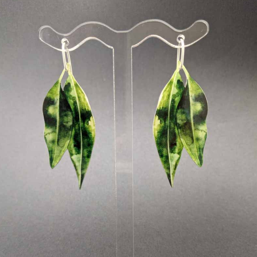 Aussie Bush - Gum Leaf Earrings
