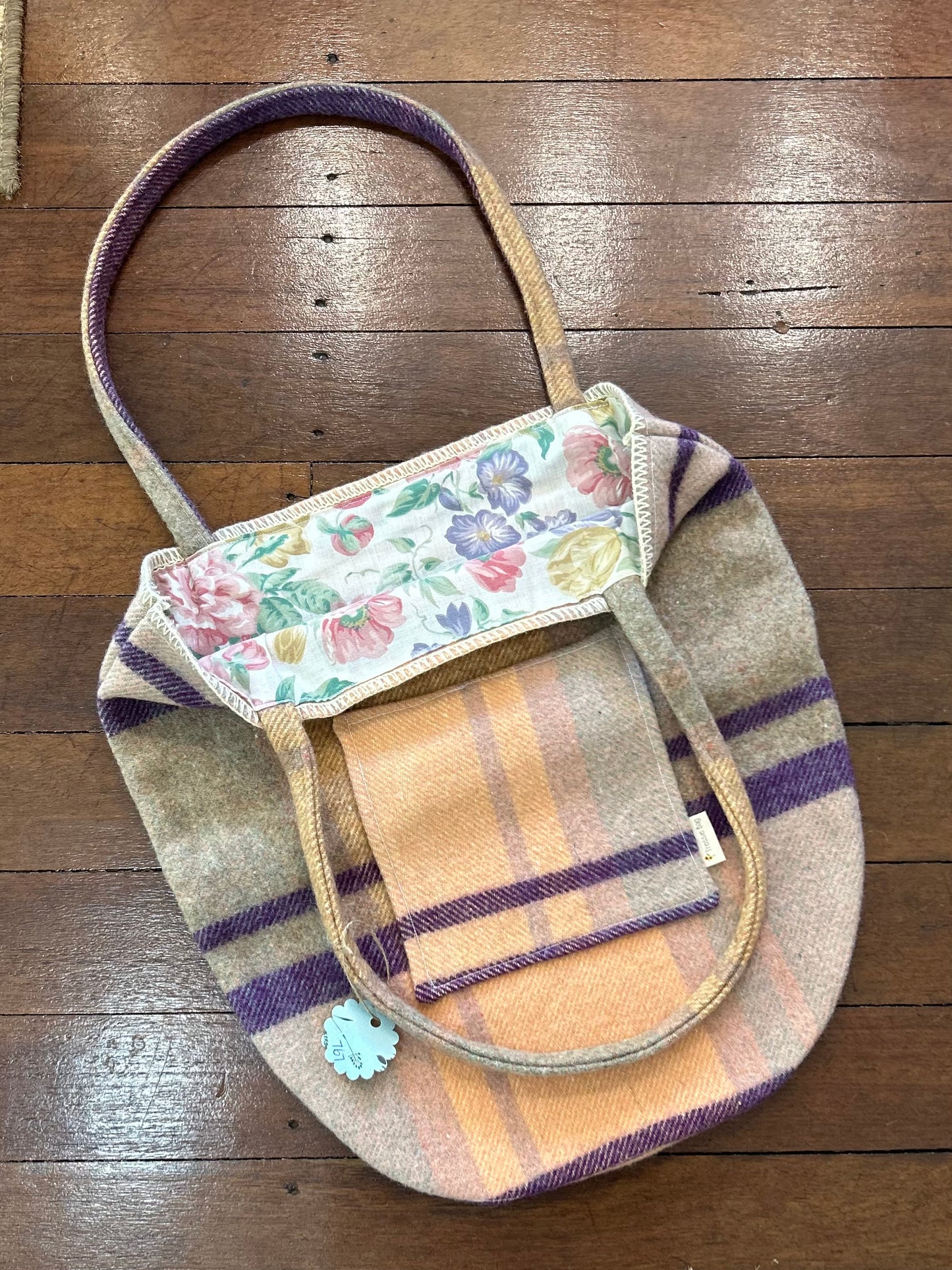 Upcycled Wool Tressie Bags