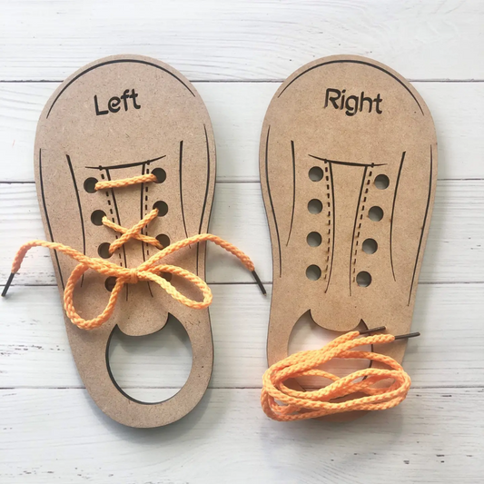 Learn To Tie Shoelace Set