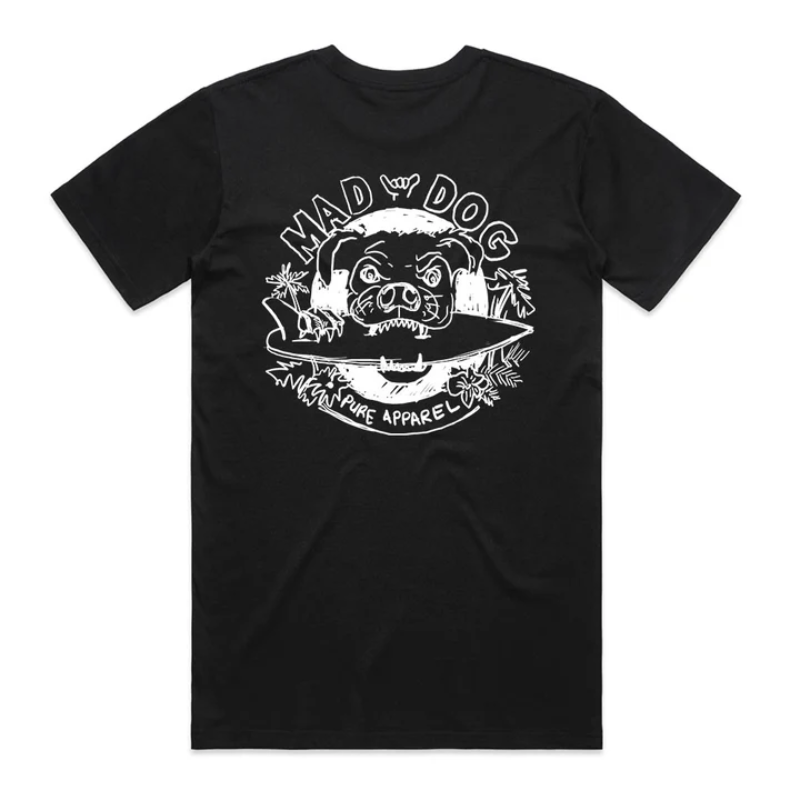 Men's Printed T Shirt - Original Artwork - Mad Dog