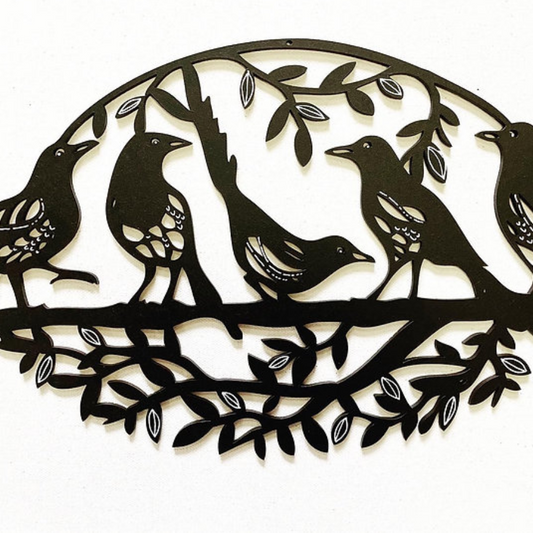 Wood Cut Out Magpie Party - Small