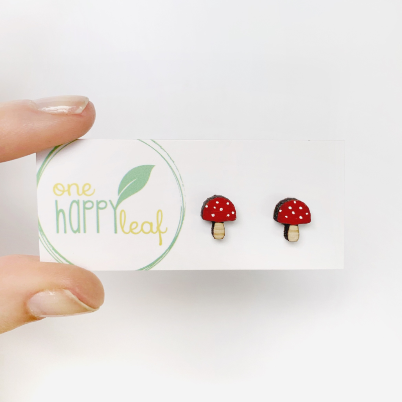 Bamboo Studs - One Happy Leaf