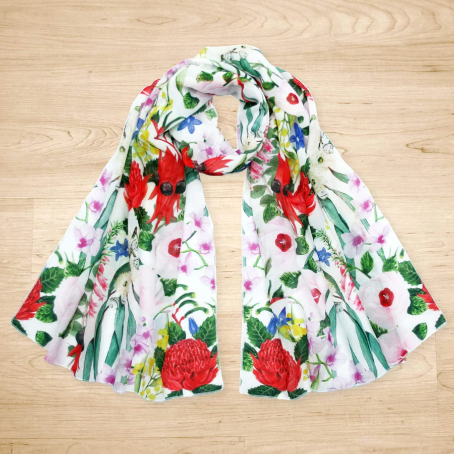 Scarf - Australian Floral Emblems
