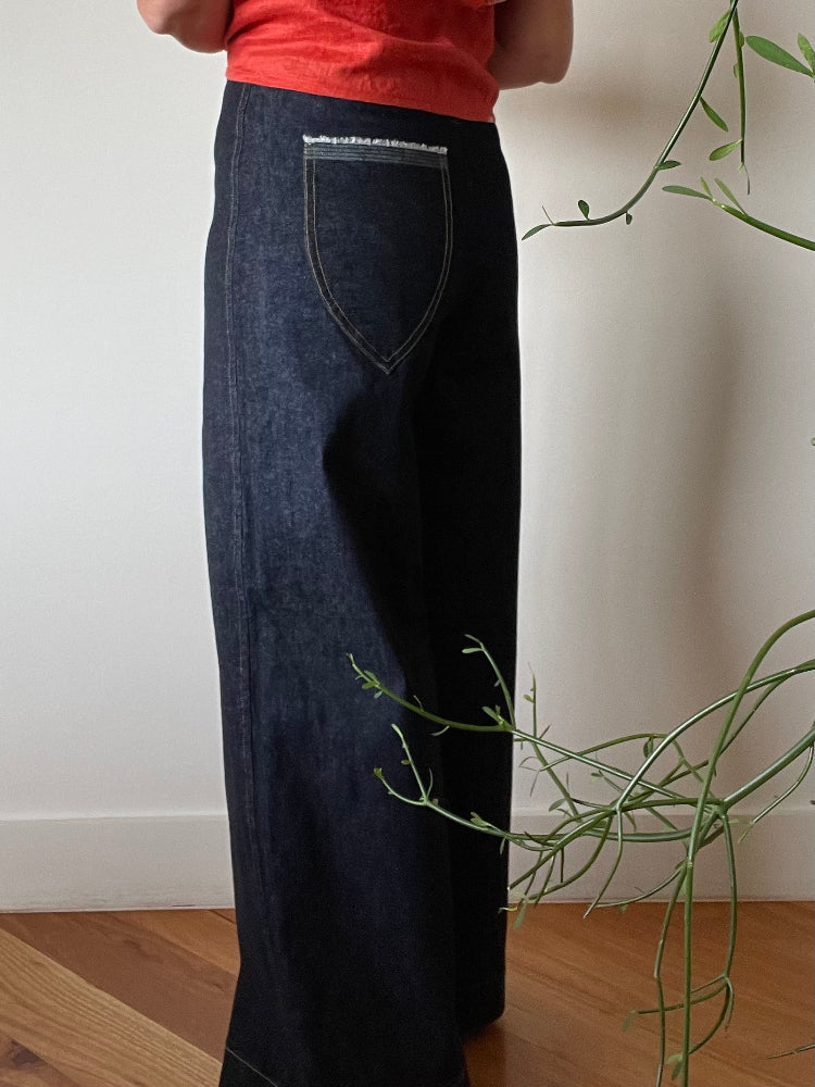 Super Stretch Wide Leg Jeans