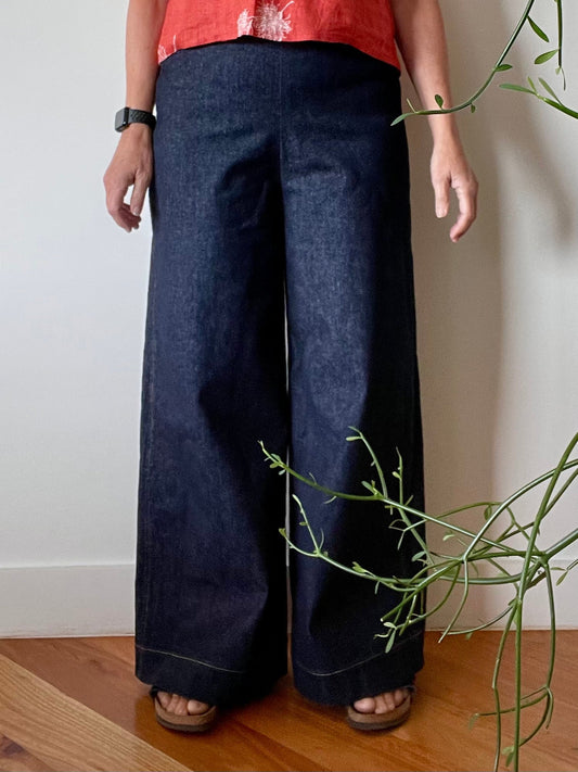 Super Stretch Wide Leg Jeans