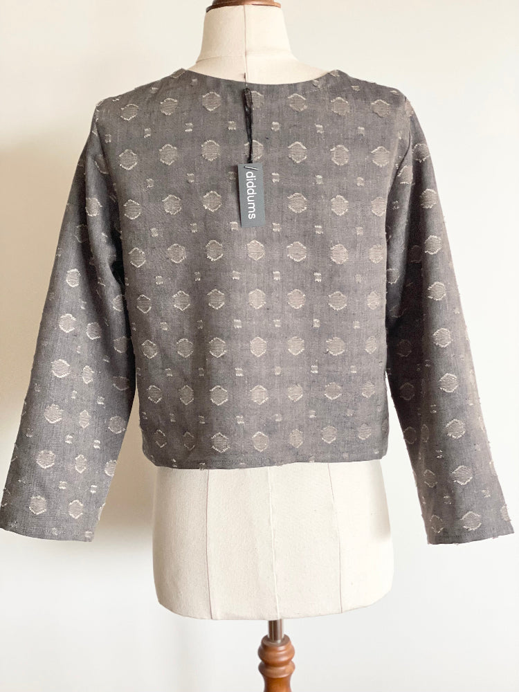 Textured Linen Top