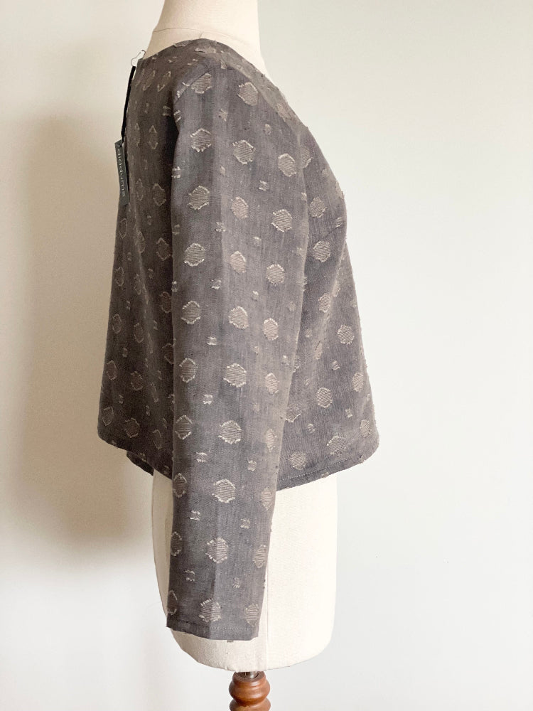 Textured Linen Top