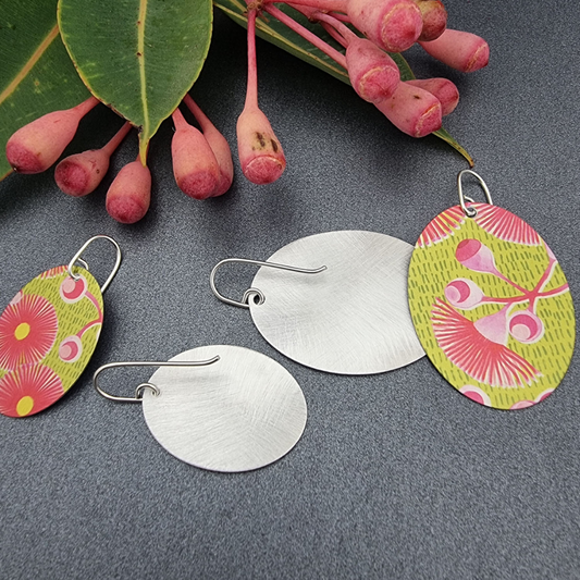 A Bush Walk Range -  Large Oval Earrings