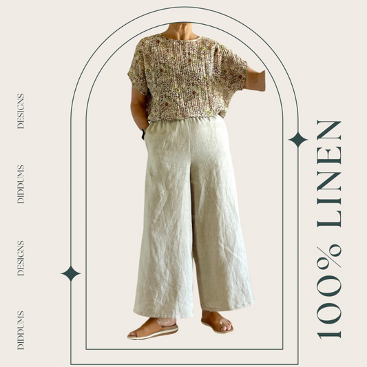 Pants- Natural Linen