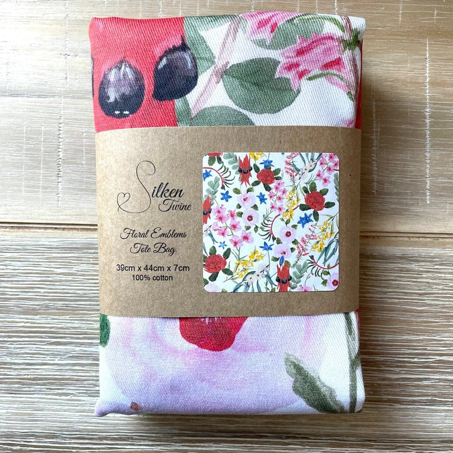 Tote Bag - Floral Emblems