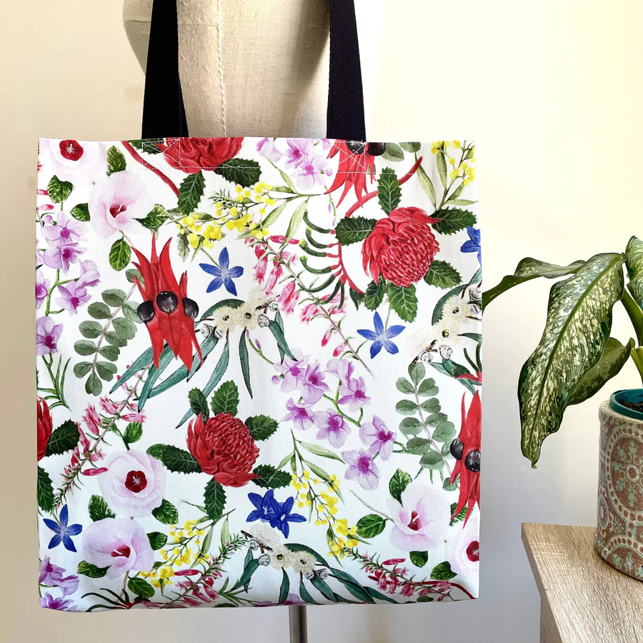 Tote Bag - Floral Emblems
