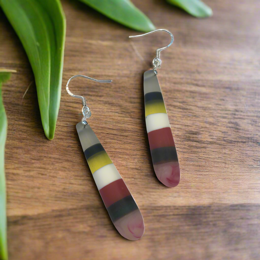 Resin Drop Earrings