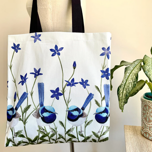 Tote Bag - Superb Wrens