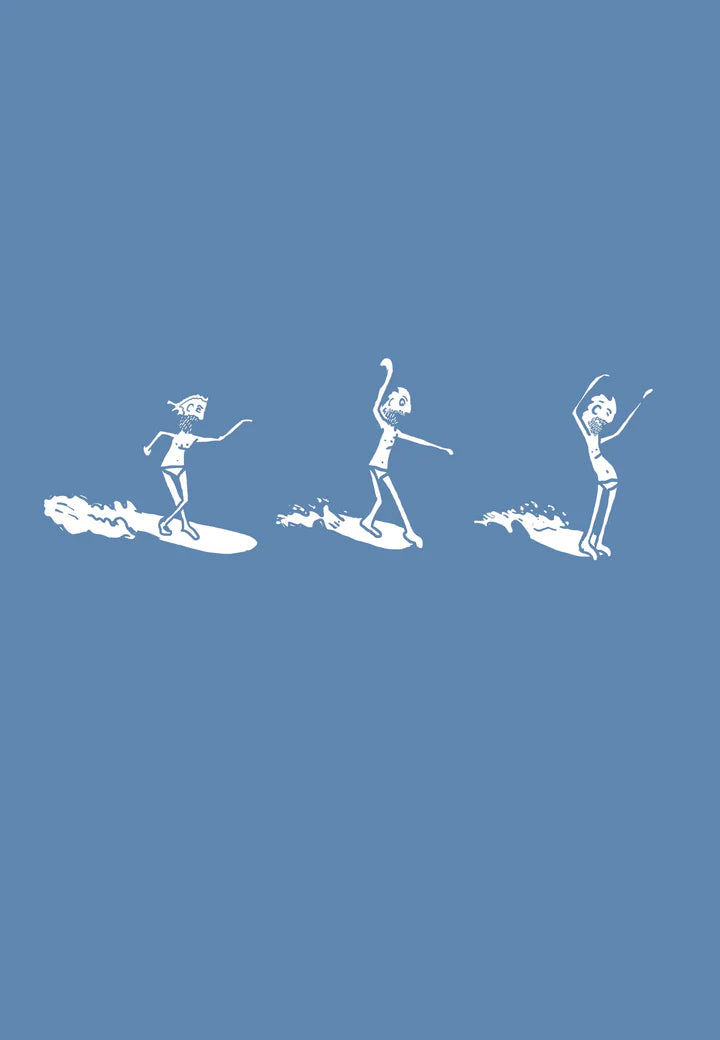 Men's Printed T Shirt - Original Artwork - Surf Sequence