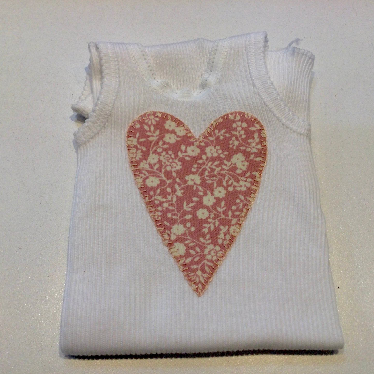 Hand Appliques Baby Singlets - Size 1